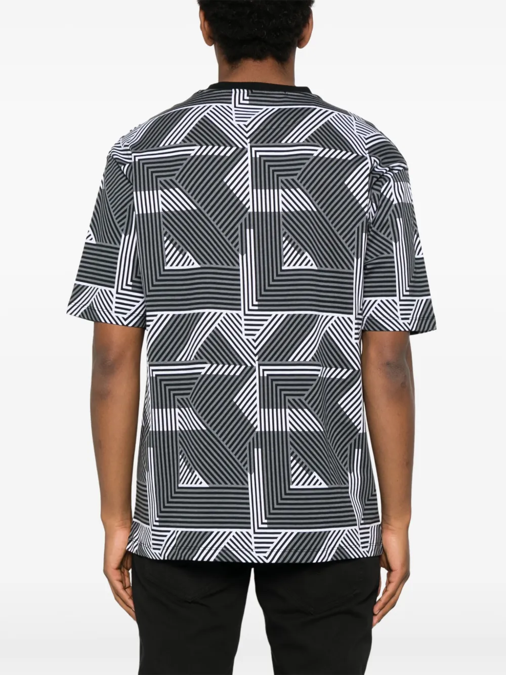 Karl Lagerfeld T-shirt met print Zwart