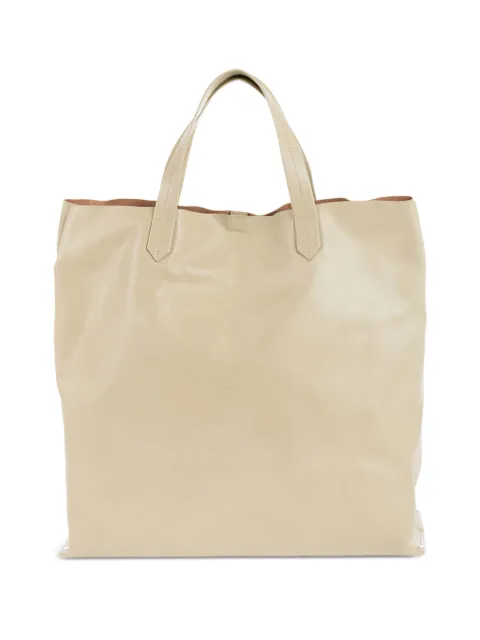 Jil Sander leather shopping bag