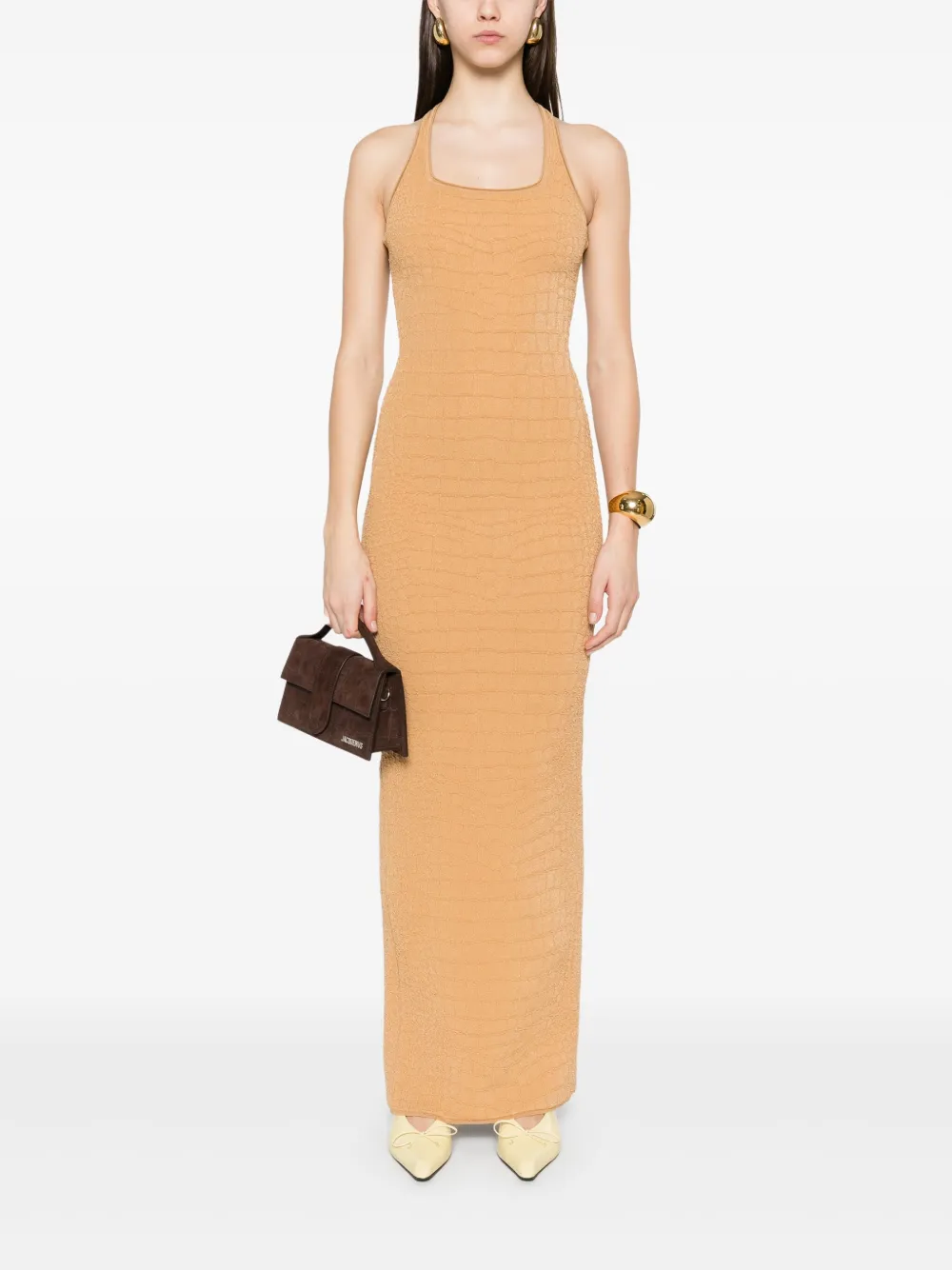 Jacquemus Maxi-jurk - Bruin