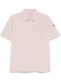 Moncler logo-patch polo top - Pink