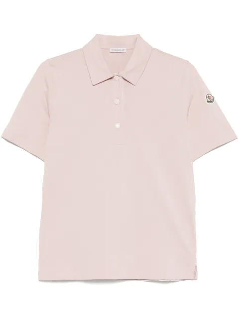 Moncler logo-patch polo top