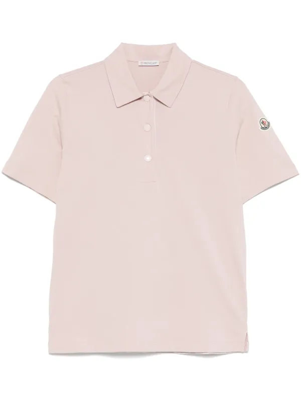 Moncler ロゴ ポロシャツ | ピンク | FARFETCH JP