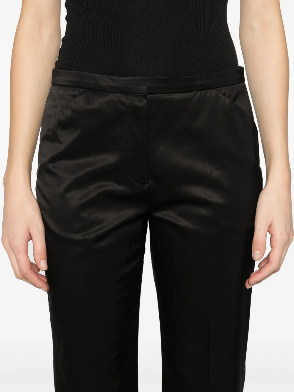 TOTEME Straight broek Zwart