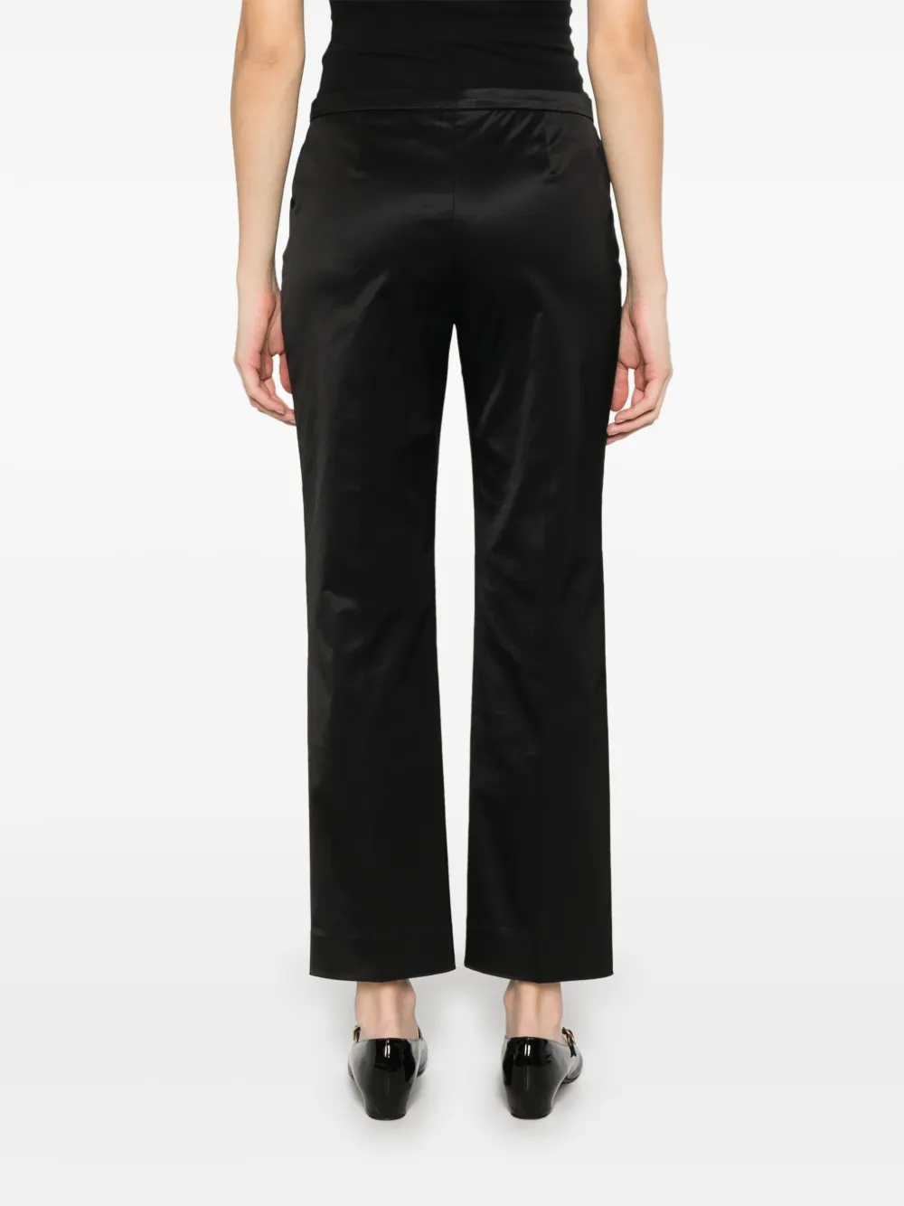 TOTEME Straight broek Zwart