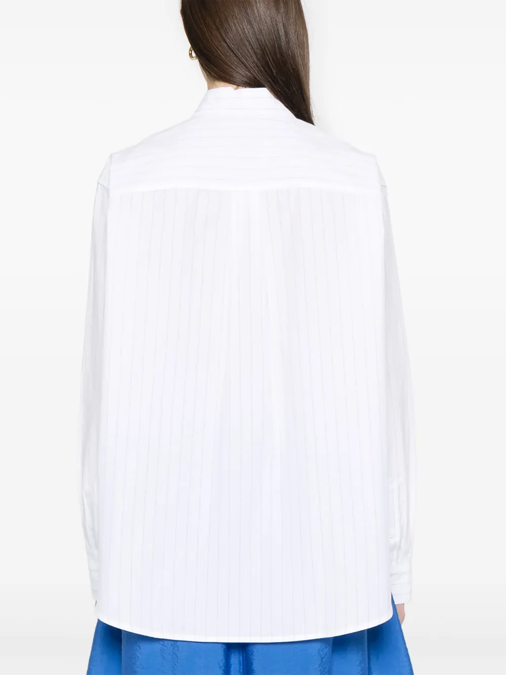 TOTEME Gestreept blouse Wit