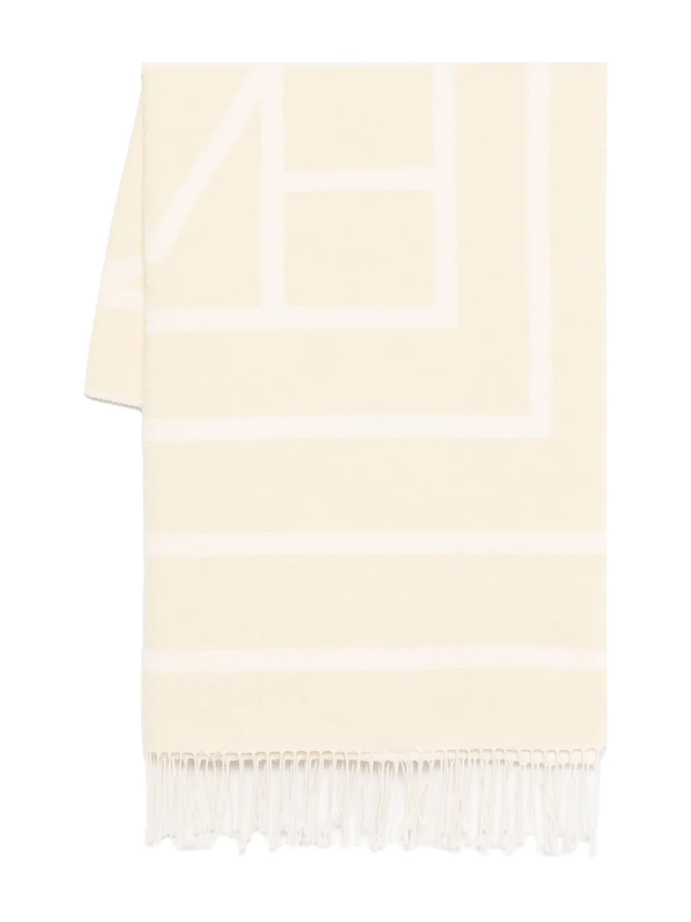 TOTEME - monogram-jacquard scarf - women