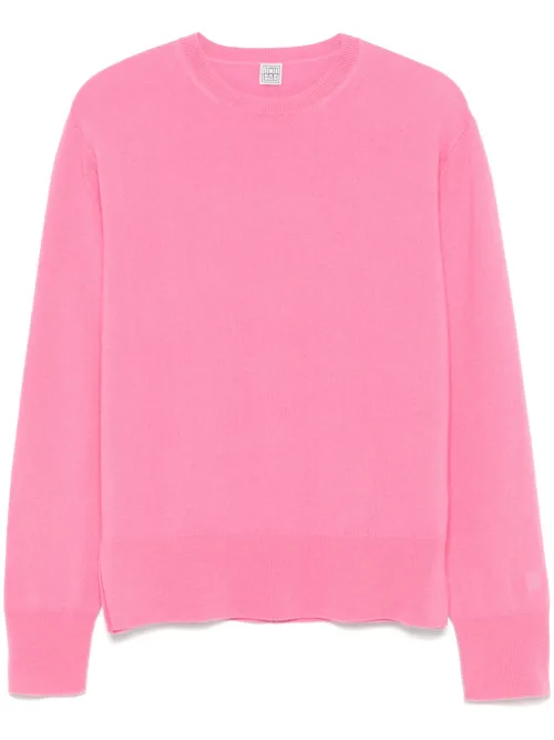 Pull en cachemire à col rond - TOTEME - Modalova
