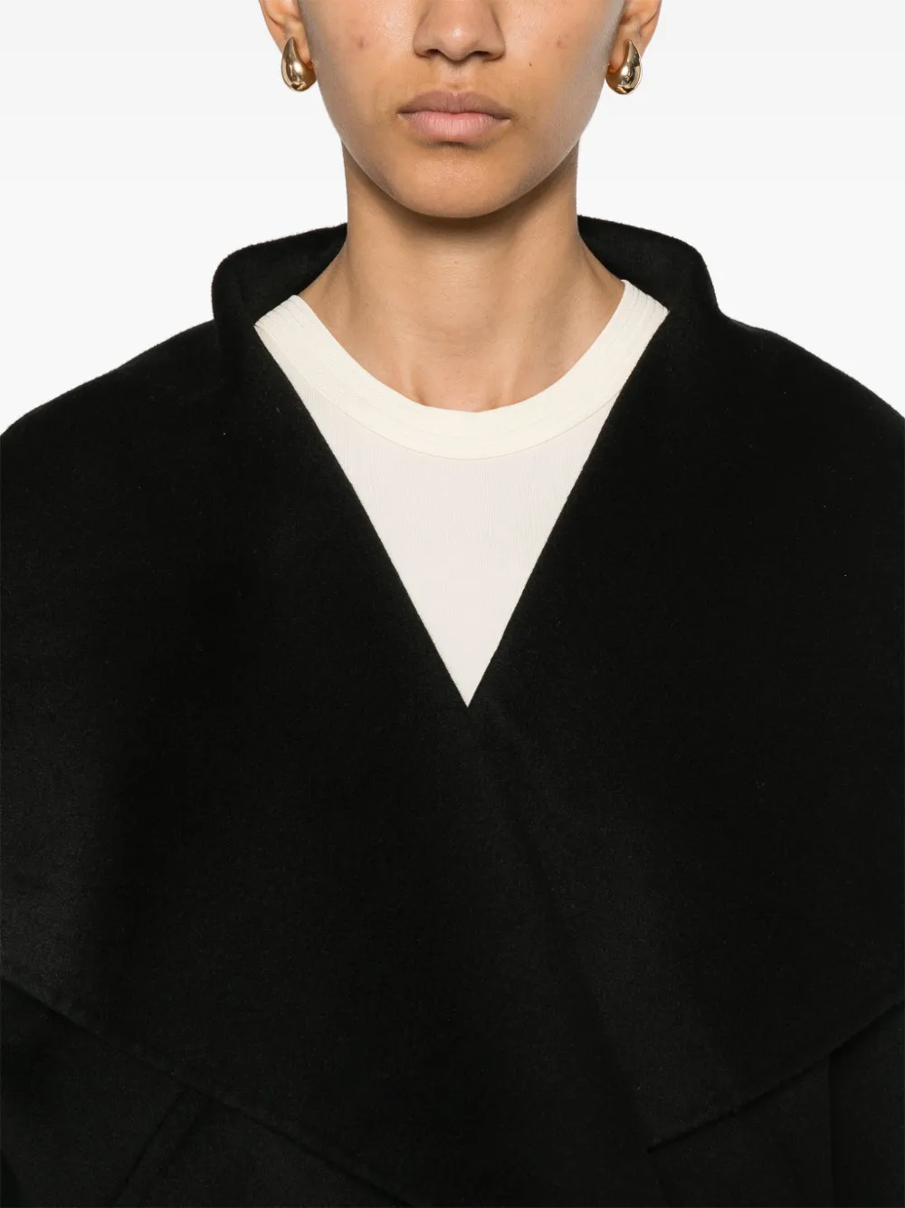 TOTEME Signature Double Jacket | Black | FARFETCH
