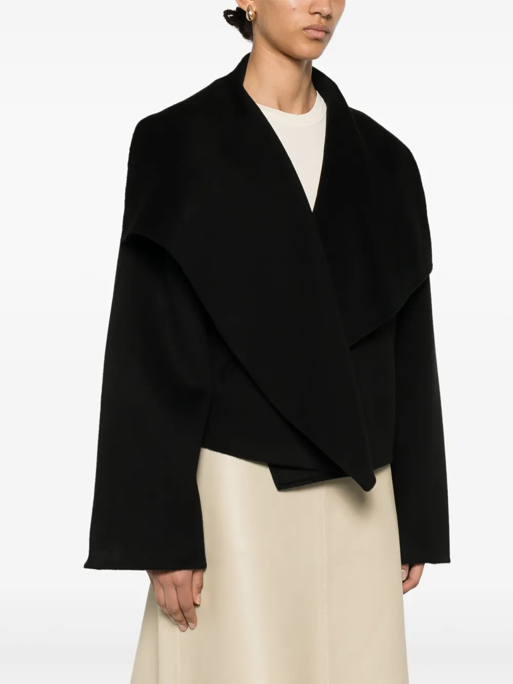 TOTEME Signature Double Jacket | Black | FARFETCH