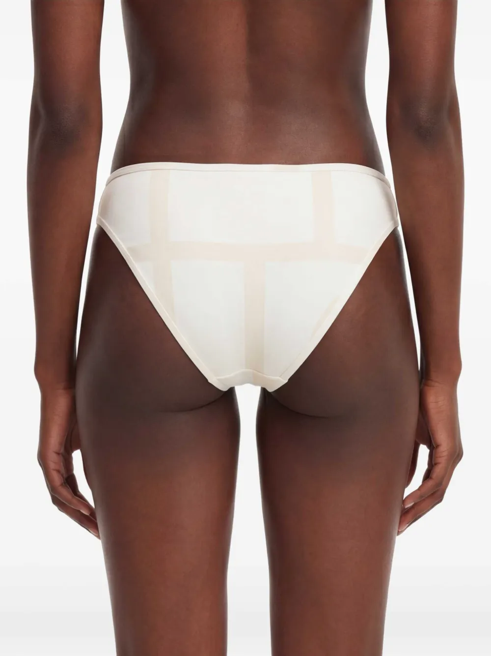 TOTEME Bikinislip met monogram Beige