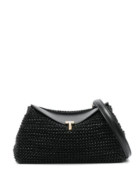 TOTEME T-Lock woven clutch 
