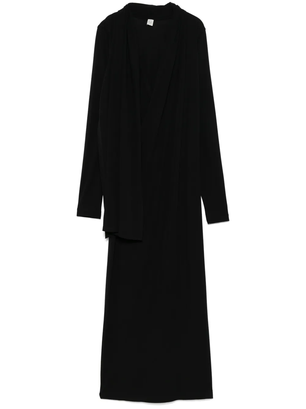 TOTEME Oversized jersey jurk Zwart