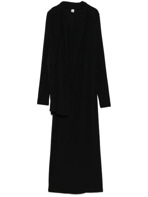 TOTEME vestido estilo suéter superpuesto