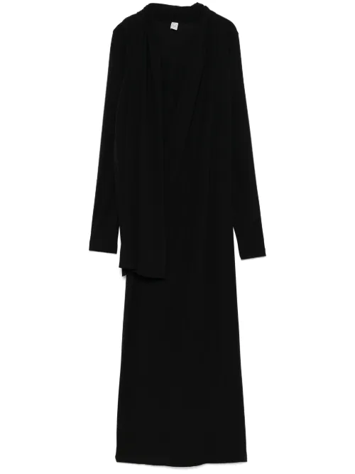 Robe en jersey à design superposé - TOTEME - Modalova