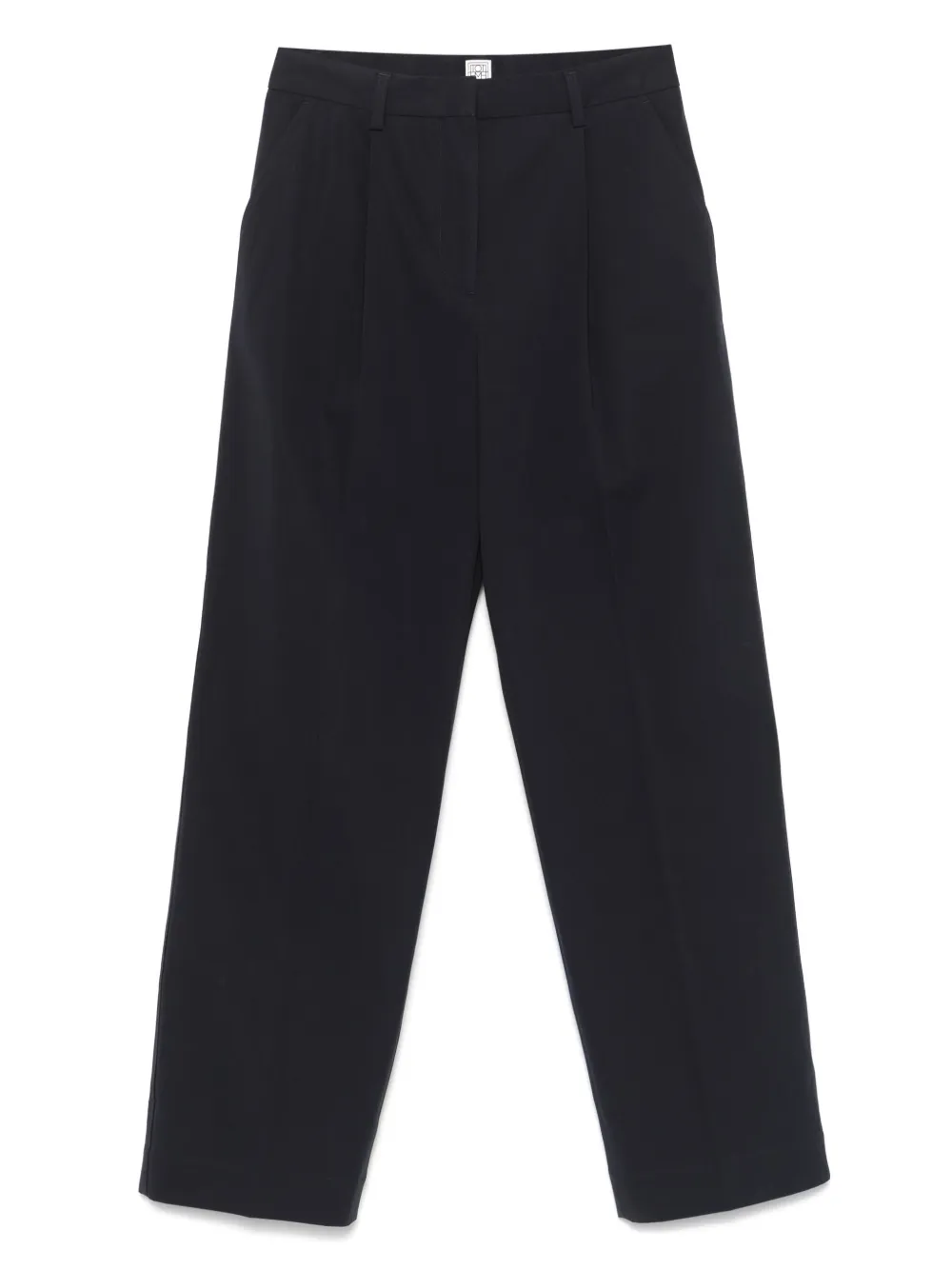 TOTEME pantalon à design plissé | bleu | Image 1