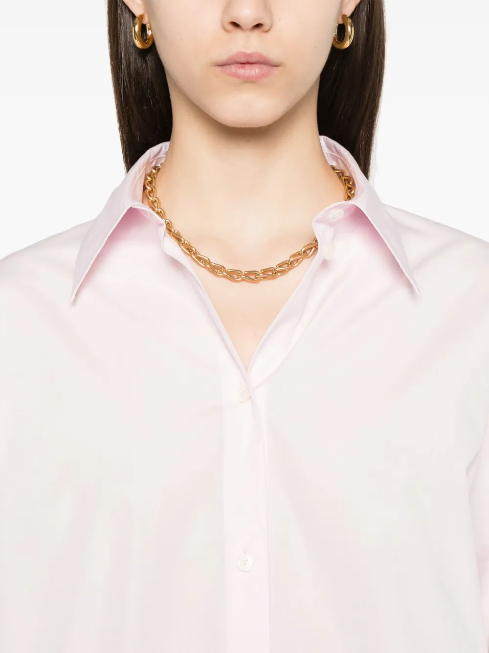 TOTEME Popeline blouse Roze