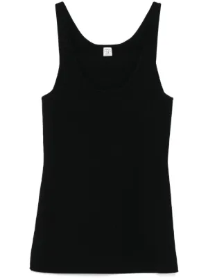 Baserange Heart Tank Top | Black | FARFETCH