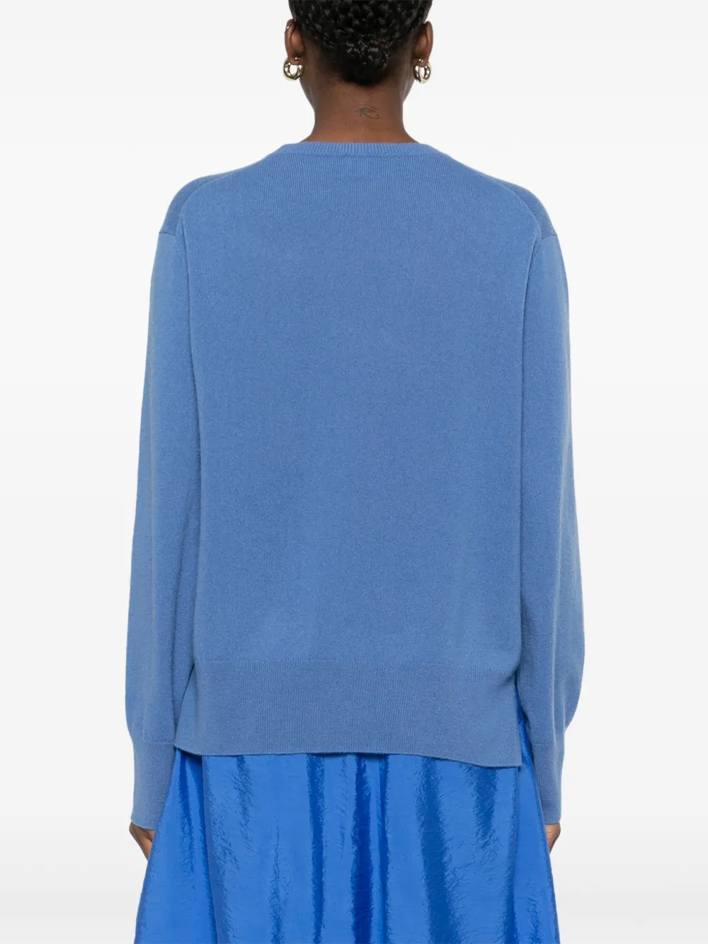 TOTEME Kasjmier trui met ronde hals Blauw