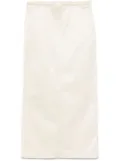 TOTEME Straight midi skirt - Neutrals