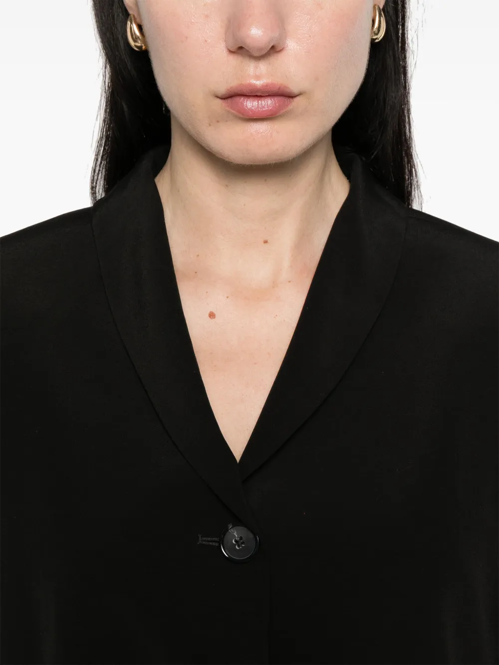 TOTEME Blazer met enkele rij knopen Zwart