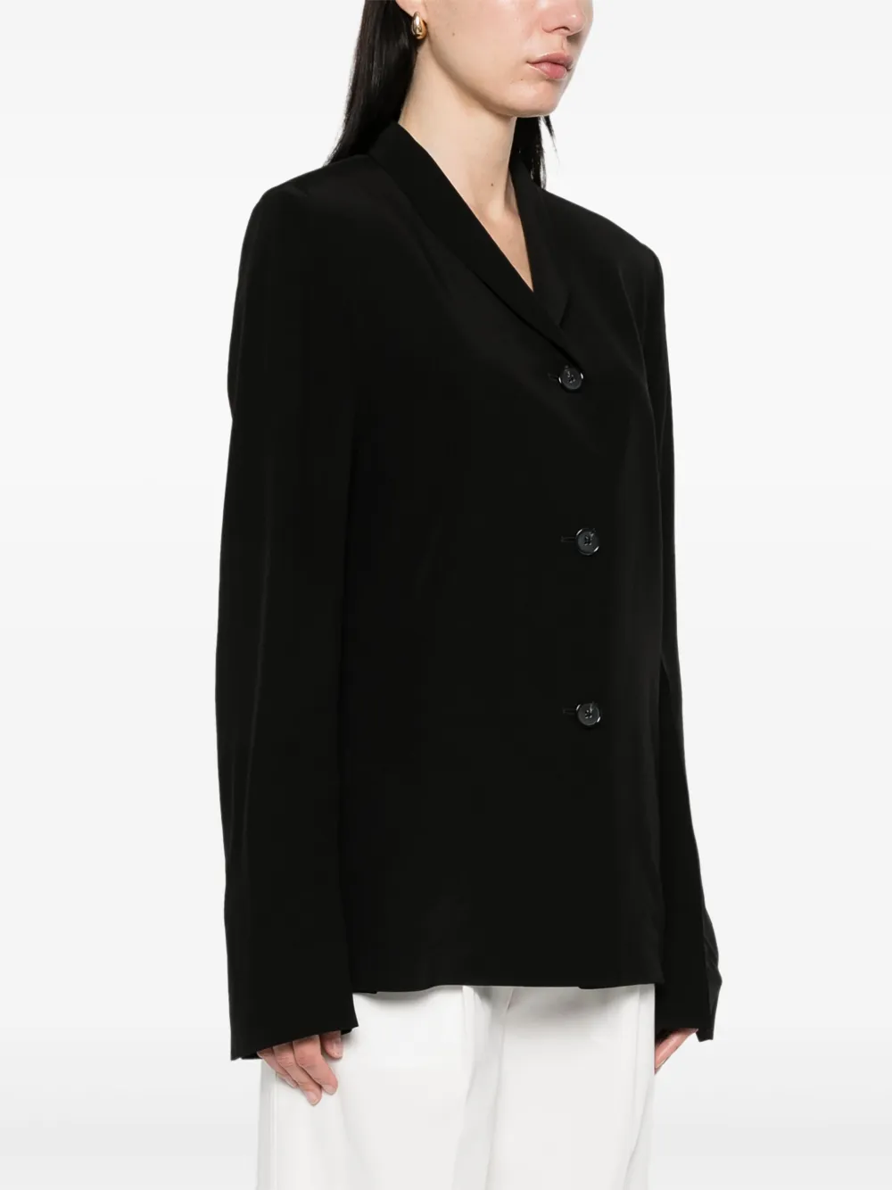 TOTEME Blazer met enkele rij knopen Zwart