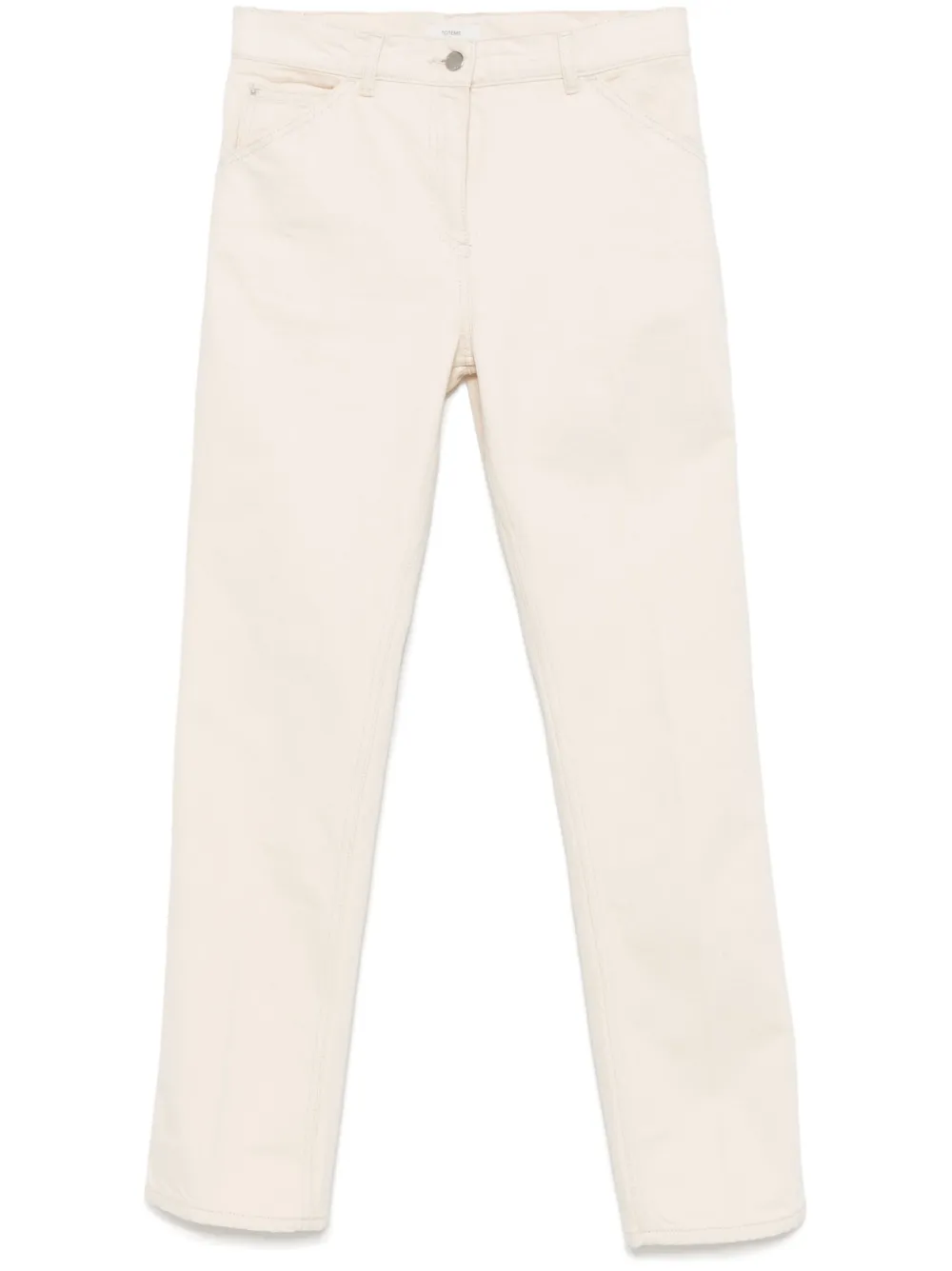 TOTEME Low waist skinny jeans Beige