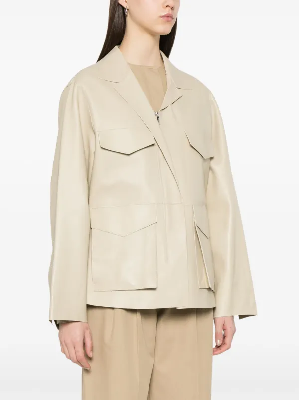 TOTEME Army Jacket | Neutrals | FARFETCH
