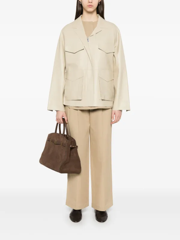 TOTEME Army Jacket | Neutrals | FARFETCH