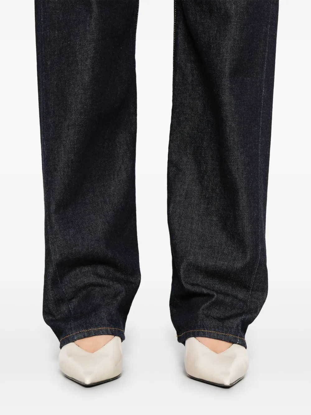 TOTEME Jeans met gedraaide afwerking Blauw