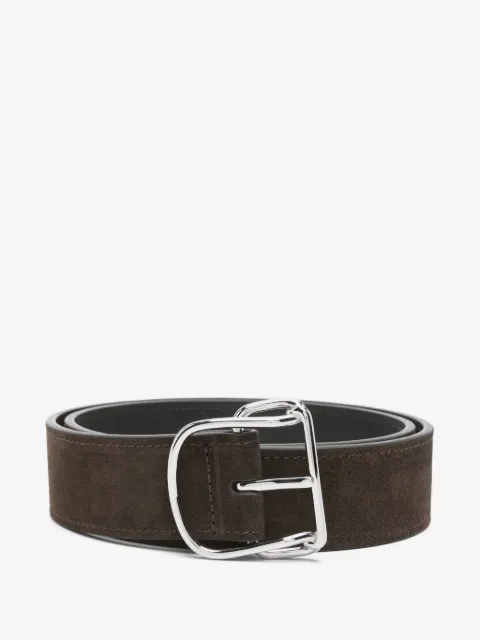 TOTEME swirl suede belt