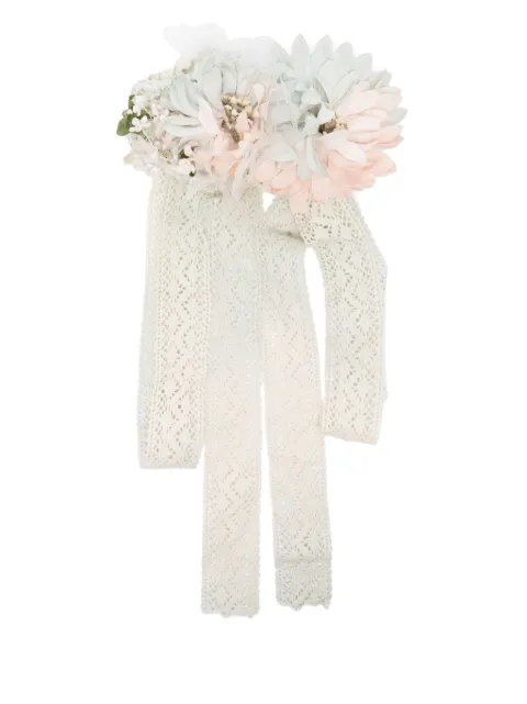 AMAYA floral-appliqué belt