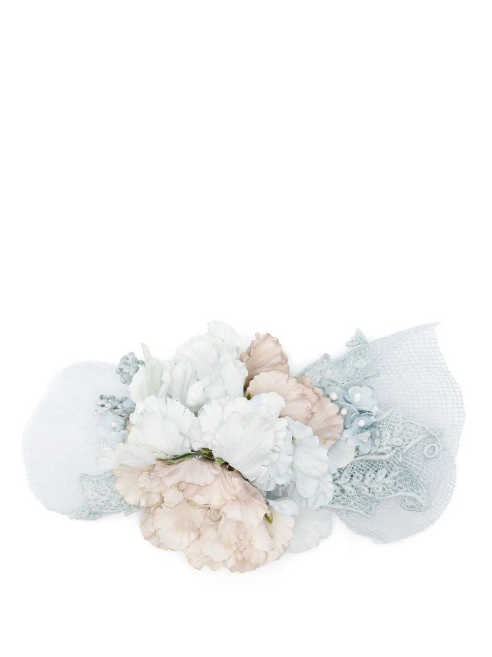 Amaya Floral-appliqué Ornament In 0003 Azul