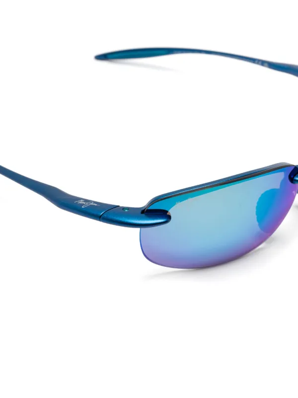 美品　MAUI JIM　サングラス　HO'OKIPA　ブルーミラーレンズ Maui Jim Ho'okipa Ultra Sunglasses | Blue | FARFETCH