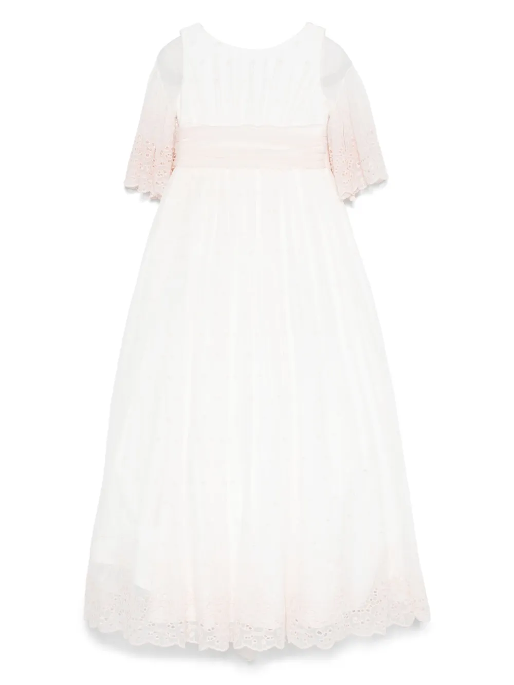 AMAYA Jurk met strikdetail Wit