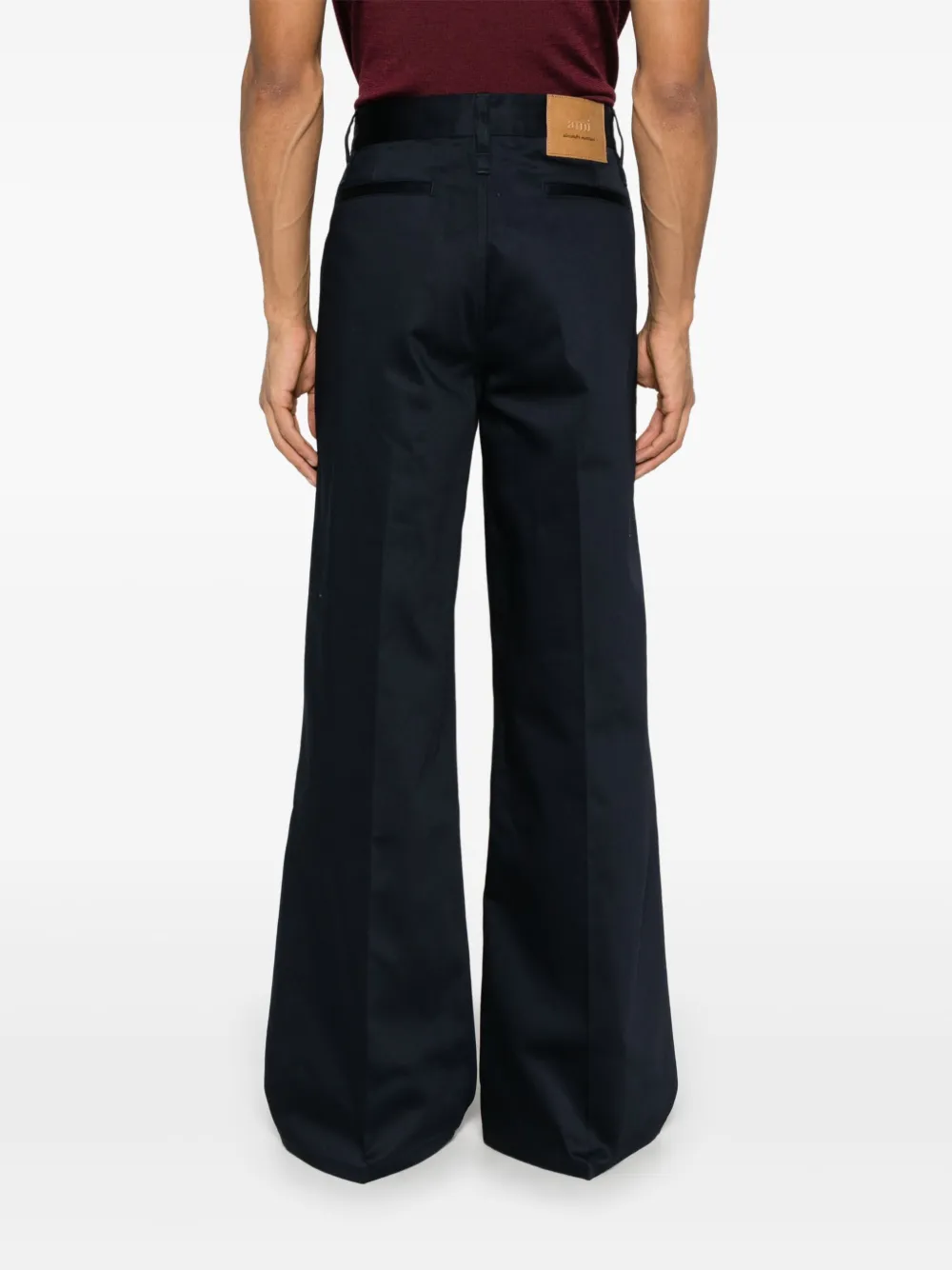 AMI Paris Katoenen broek Blauw