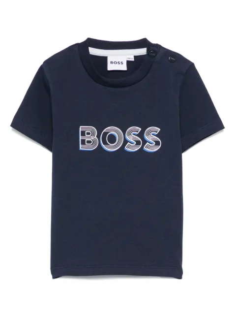 BOSS Kidswear playera con logo estampado