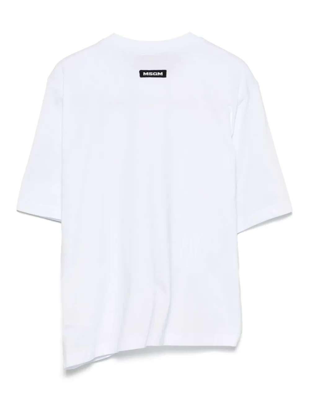 MSGM Katoenen T-shirt - Wit