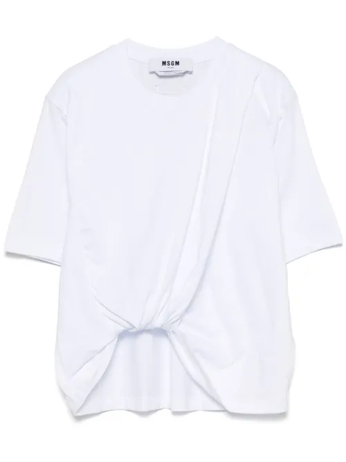MSGM t-shirt en coton - Blanc - MSGM - Modalova