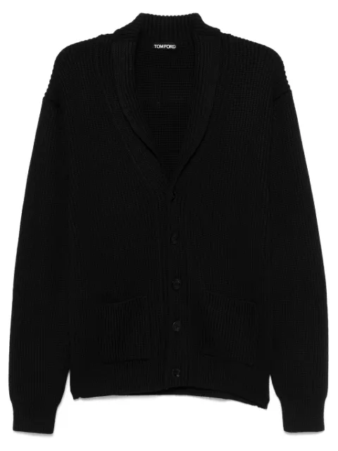 TOM FORD cárdigan con cuello esmoquin