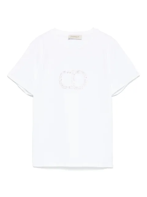 TWINSET Kids playera Oval T