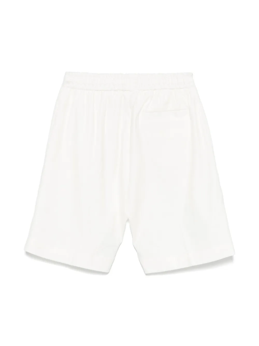 Paolo Pecora Kids Bermuda shorts met trekkoordtaille - Wit