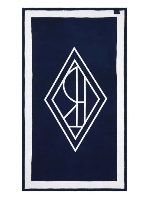 Ralph Lauren Home logo-plaque beach towel (170cm x 100cm)