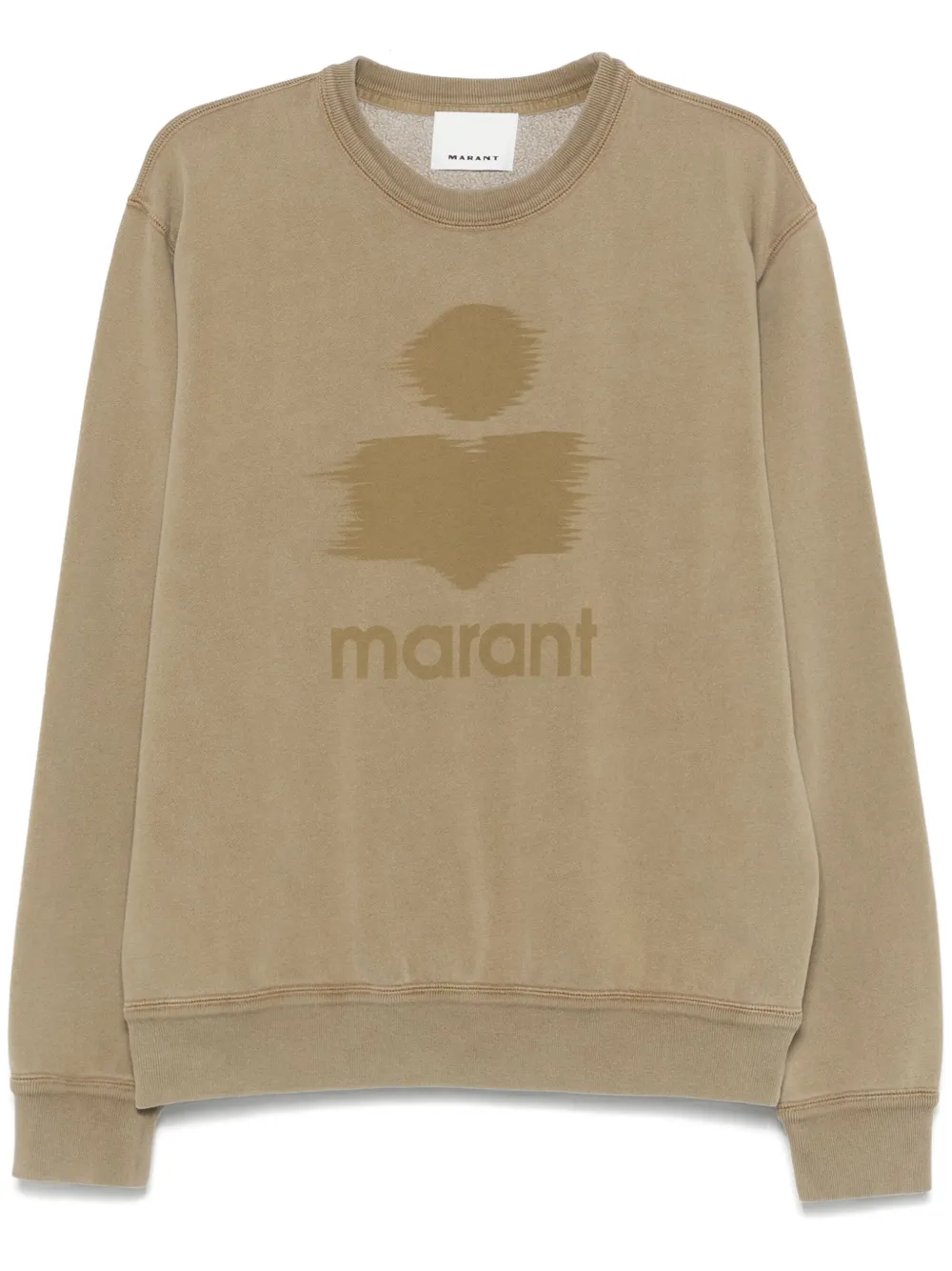 MARANT Sweater met logoprint Groen
