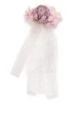 AMAYA floral-appliqué belt - Pink