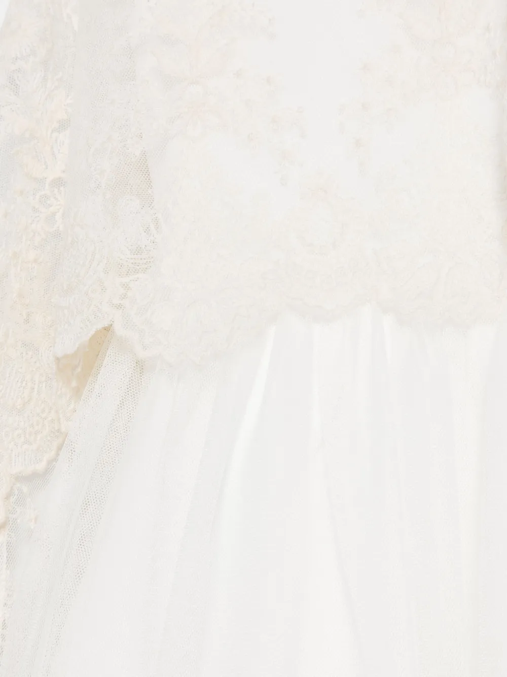 Shop Amaya Detachable-cape Dress In Neutrals