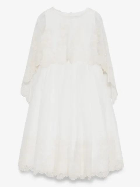 AMAYA detachable-cape dress