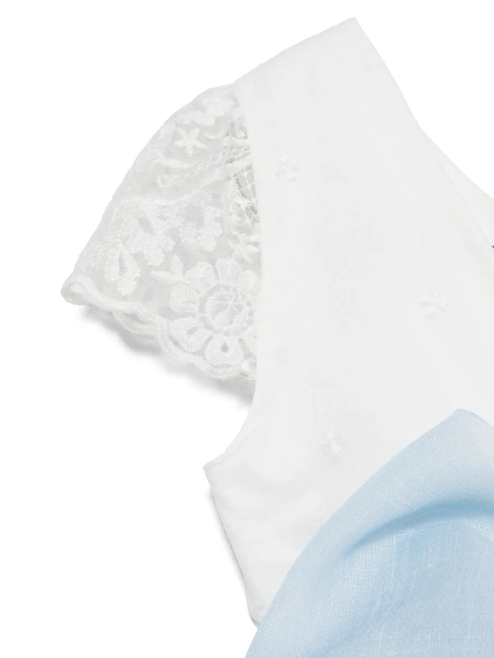 Shop Amaya Bow-detail Dress In White