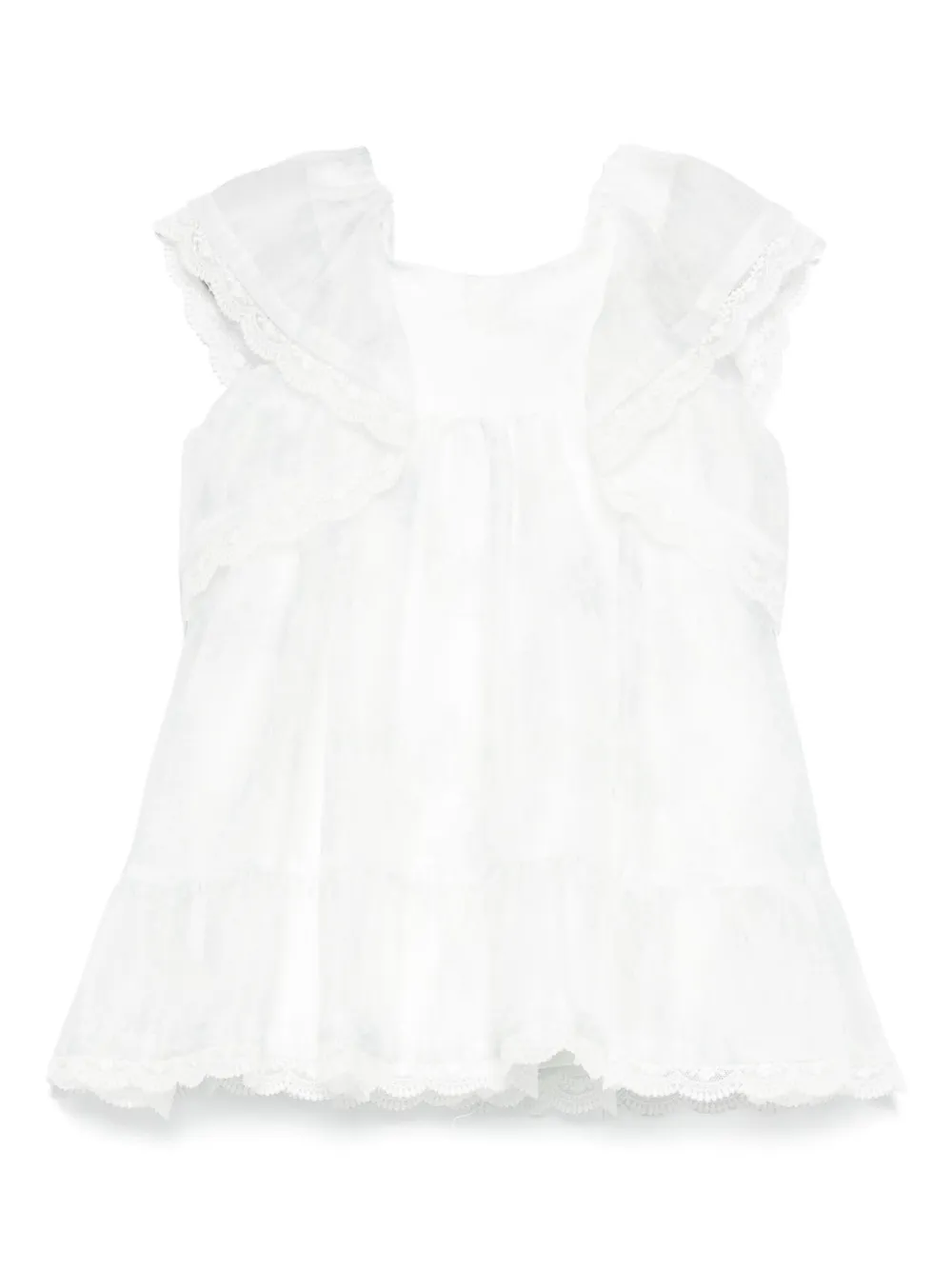 AMAYA Jurk met bloe print Wit