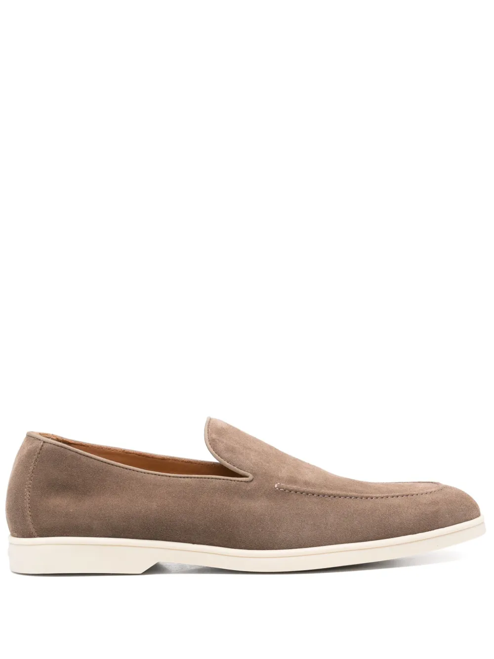 Doucal's suede loafers Brown