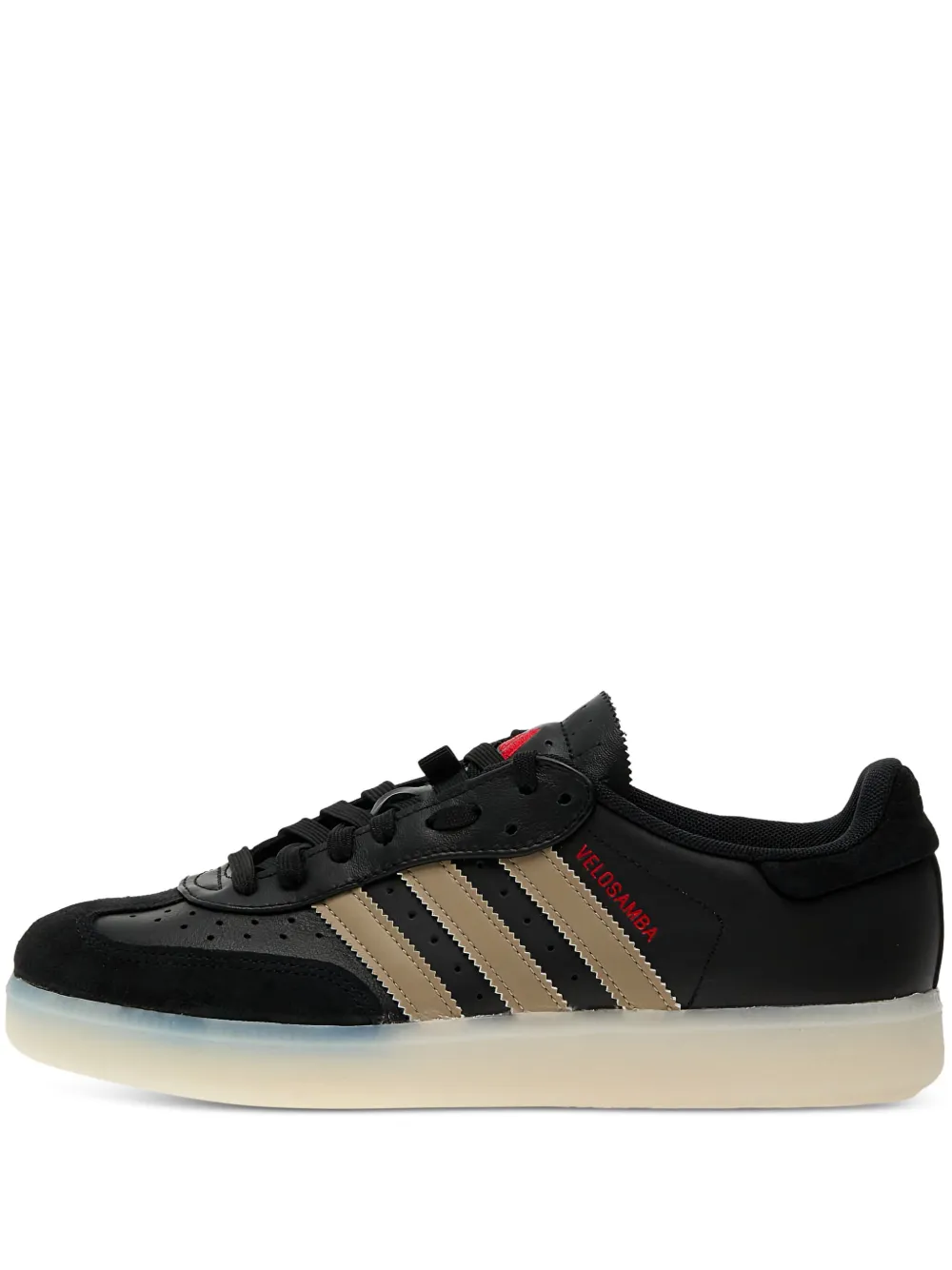 Adidas Velosamba three-stripe sneakers Black